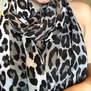 Cheeta print scarf